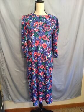 Jenny Petites Vintage Floral Dress